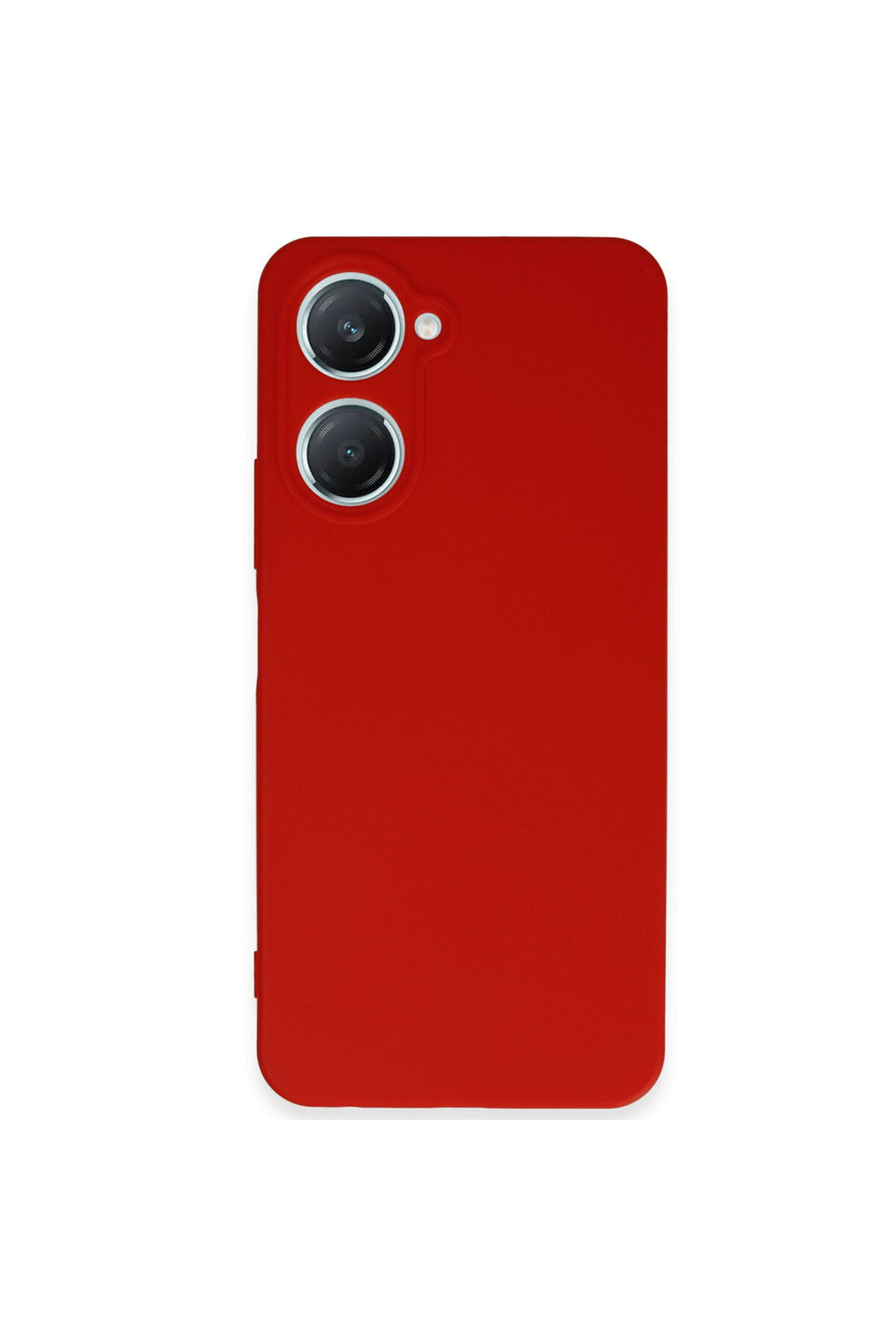 Vivo Y18 Uyumlu Kılıf First Silikon - Kırmızı