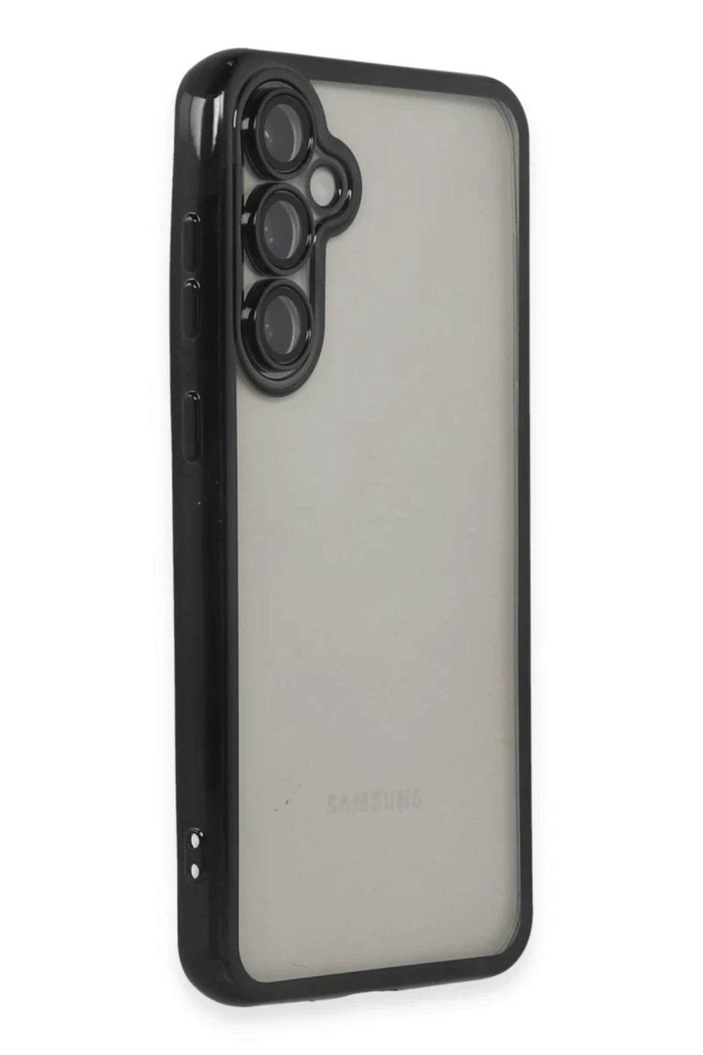Samsung Galaxy S23 FE Uyumlu Kılıf Lensli Silikon - Siyah