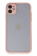 Apple iPhone 11 Uyumlu Kılıf Montreal Silikon Kapak - Pembe