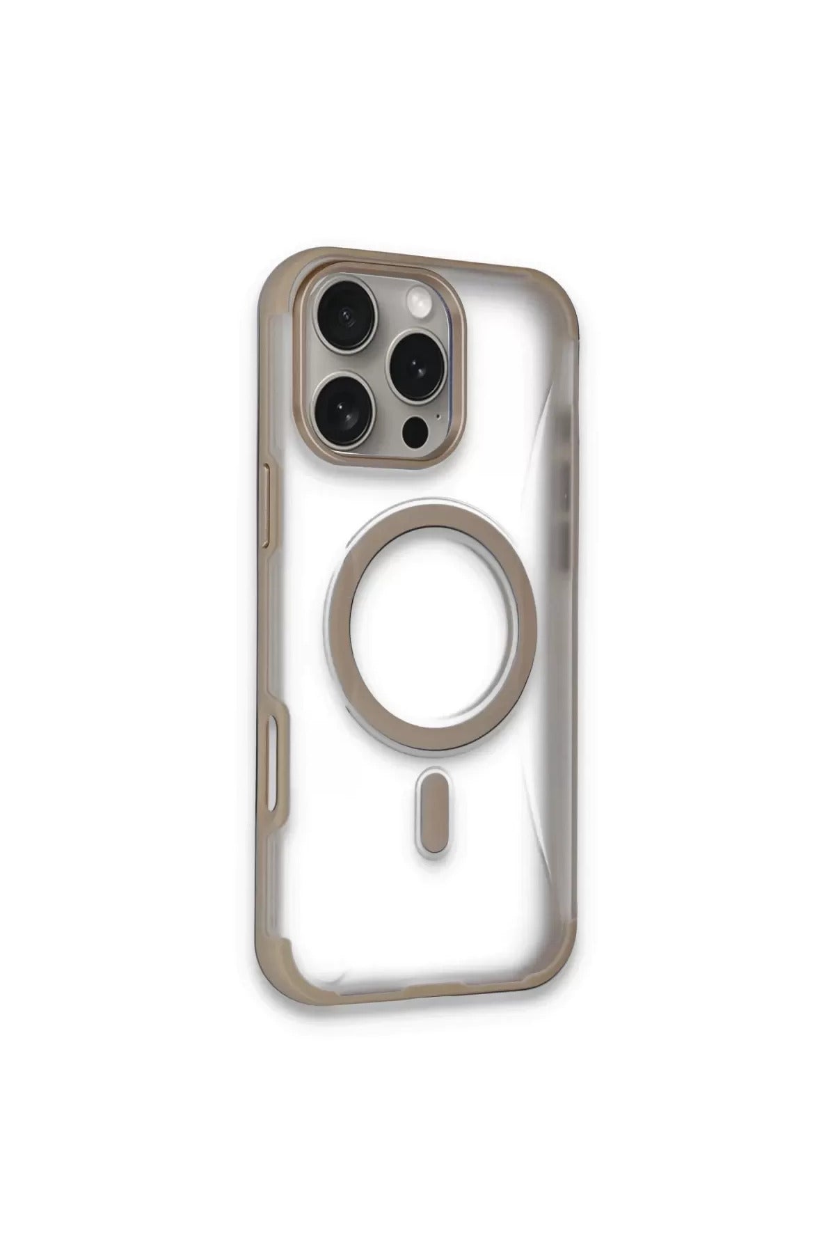 Joko Apple iPhone 14 Pro Max Uyumlu Hilton Magsafe Kapak - Gold