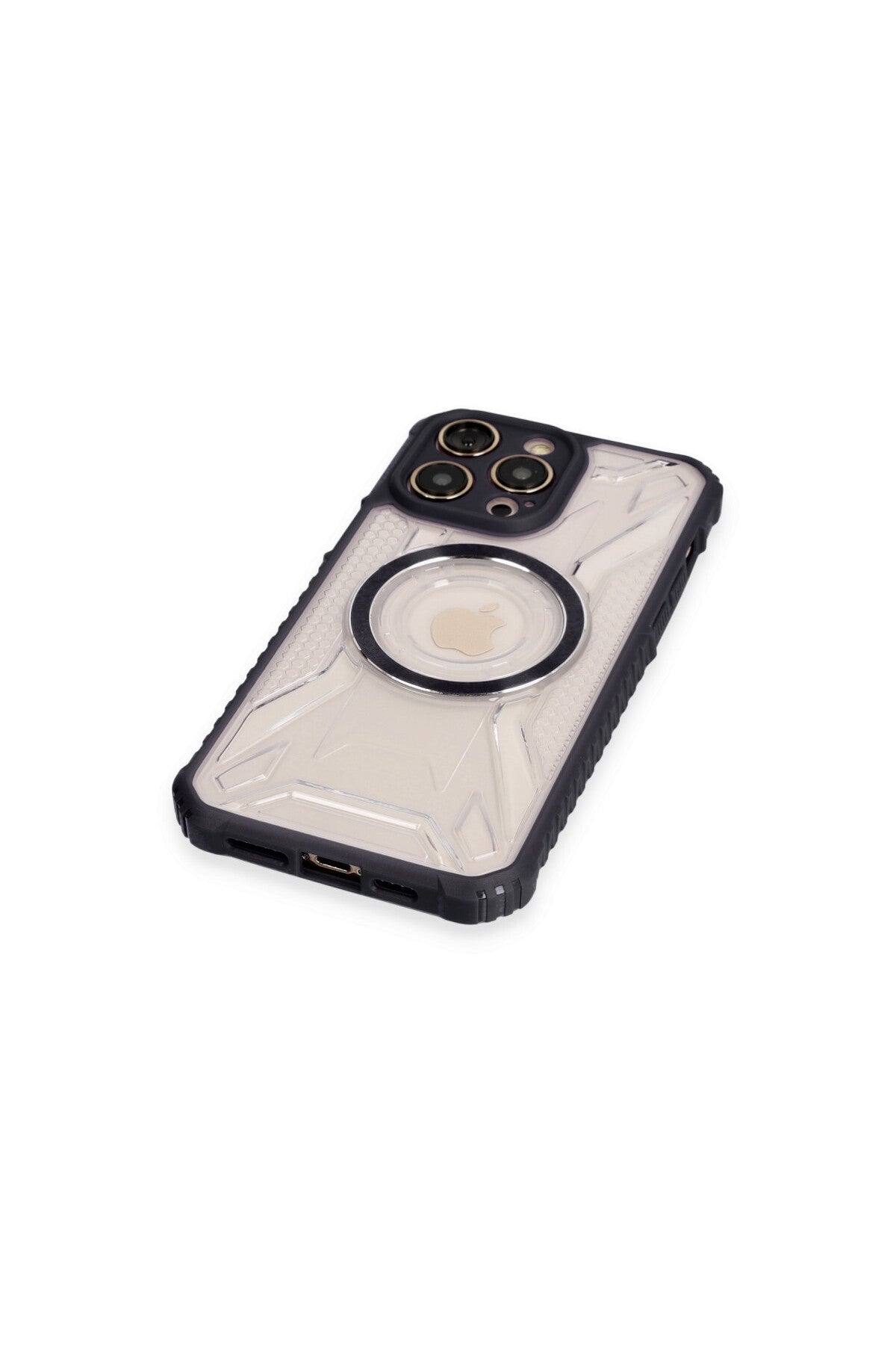 Apple iPhone 12 Pro Max Uyumlu Kılıf Prag Magneticsafe Kapak - Siyah