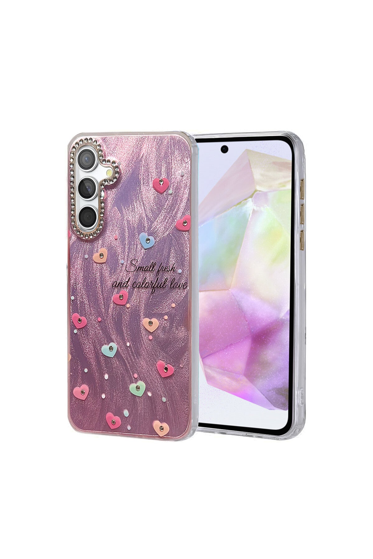 Samsung Galaxy A35 5G Uyumlu Kılıf Blade Aynalı Desenli Kapak - Desen 8