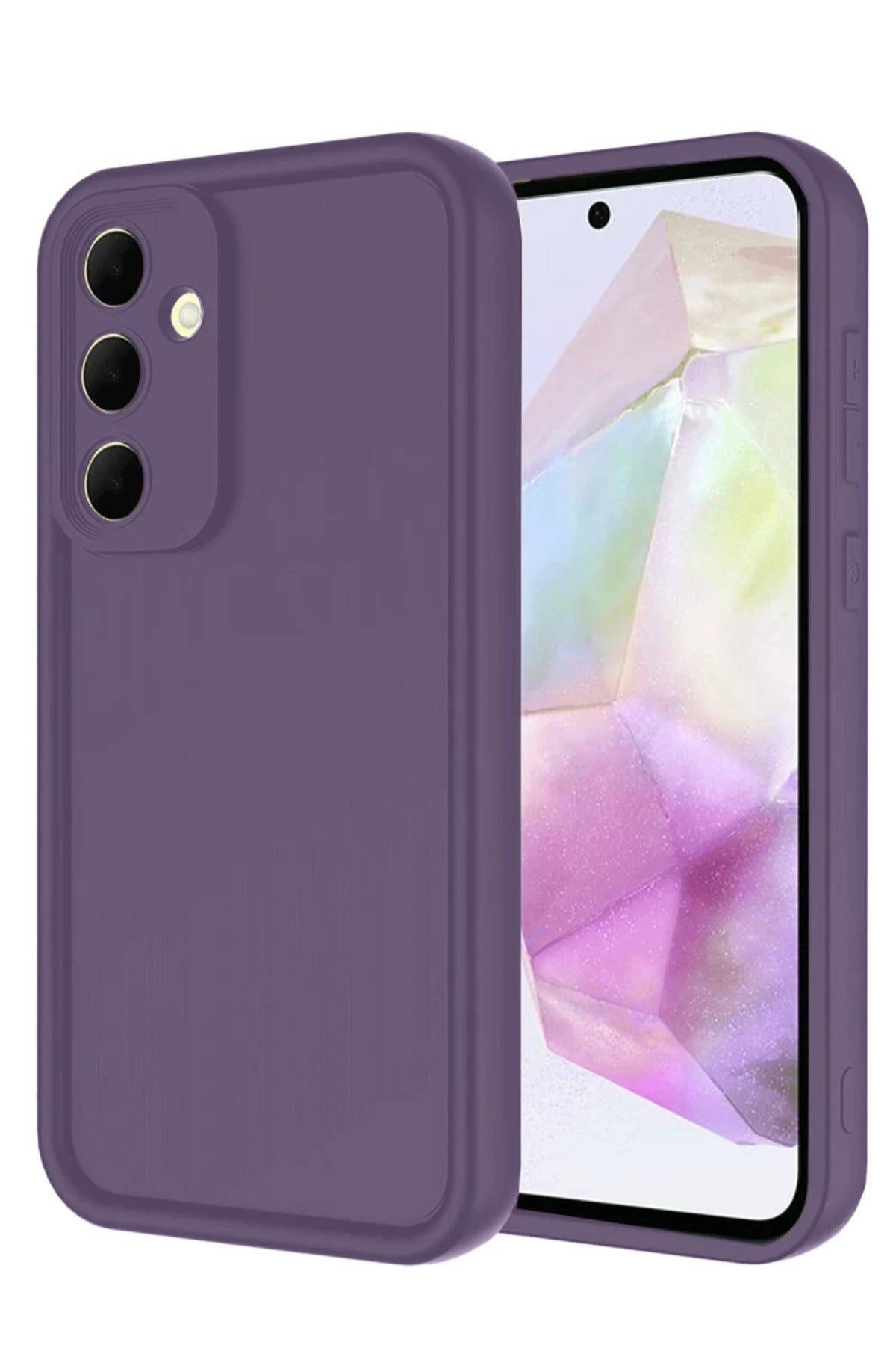 Samsung Galaxy A16 5G Uyumlu Kılıf Viera Silikon - Mürdüm