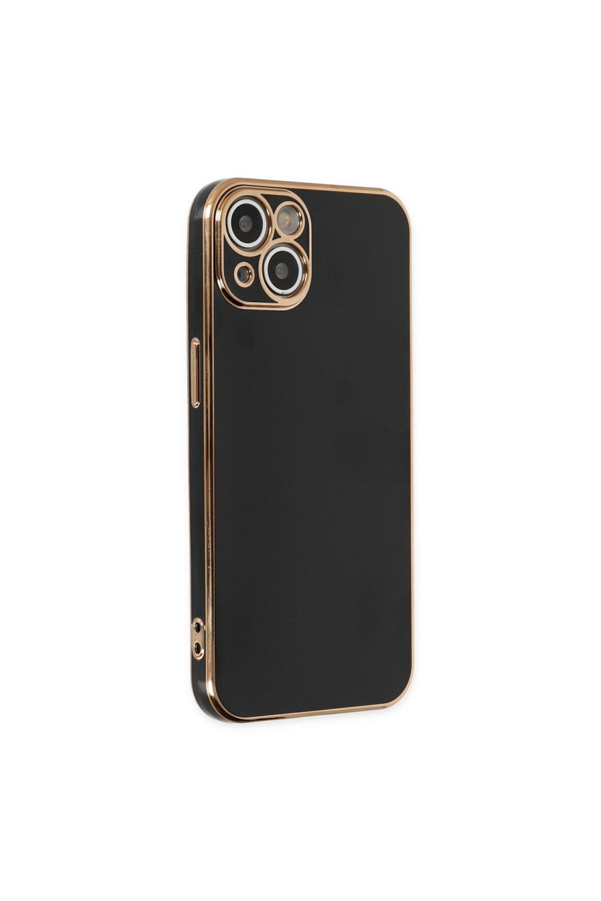 Apple iPhone 14 Plus Uyumlu Kılıf Volet Silikon - Siyah
