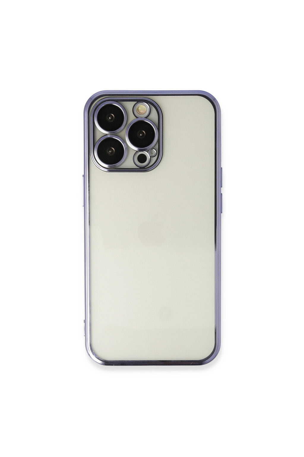 Apple iPhone 14 Pro Max Uyumlu Kılıf Lensli Silikon - Mor