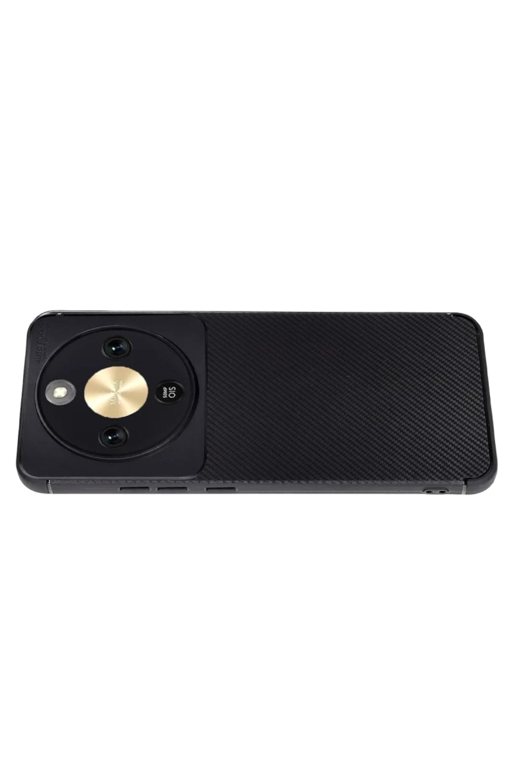 Huawei Honor Magic 8 Lite Uyumlu Auto Focus Karbon Kapak - Siyah