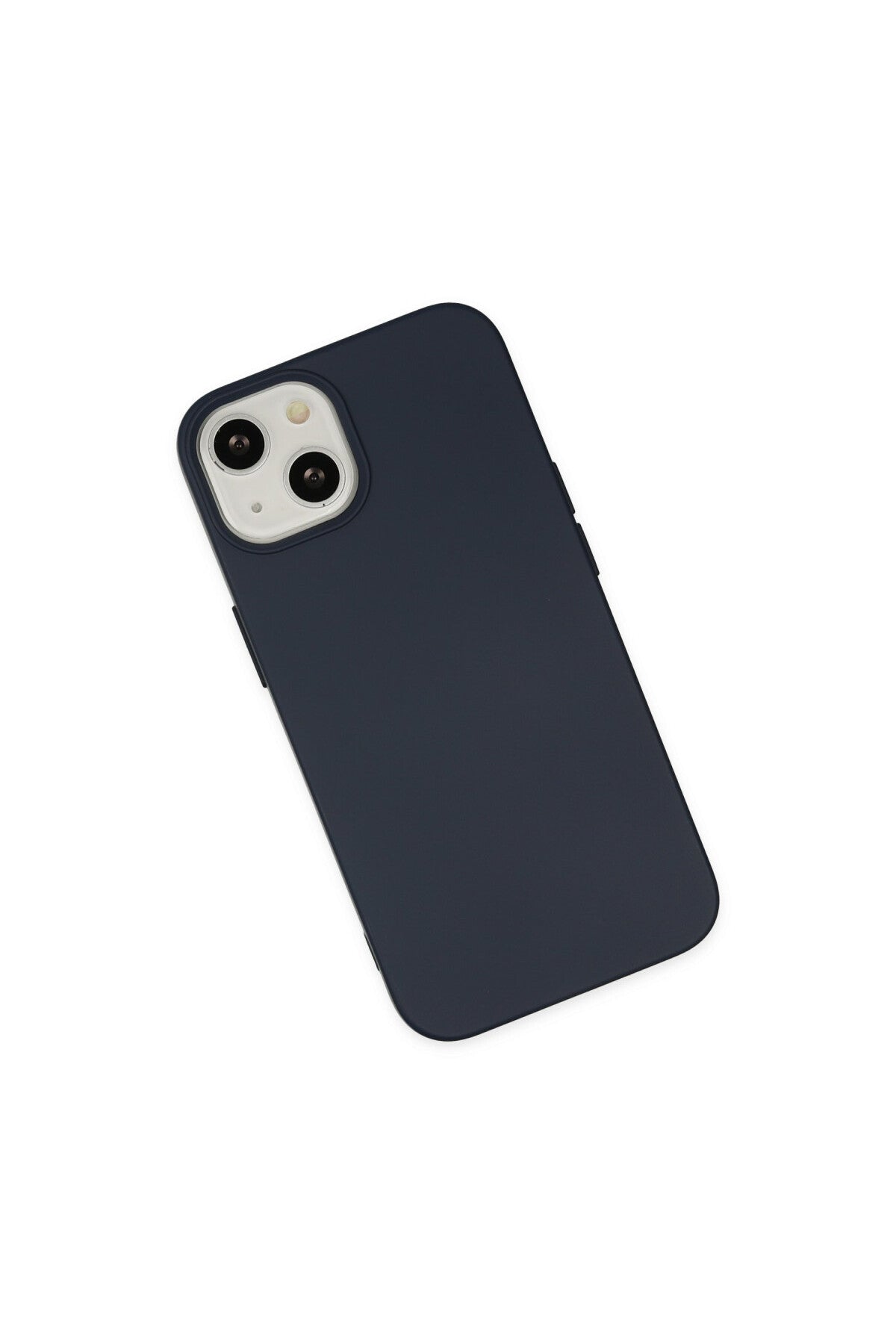 Apple iPhone 14 Plus Uyumlu Kılıf Nano içi Kadife Silikon - Lacivert