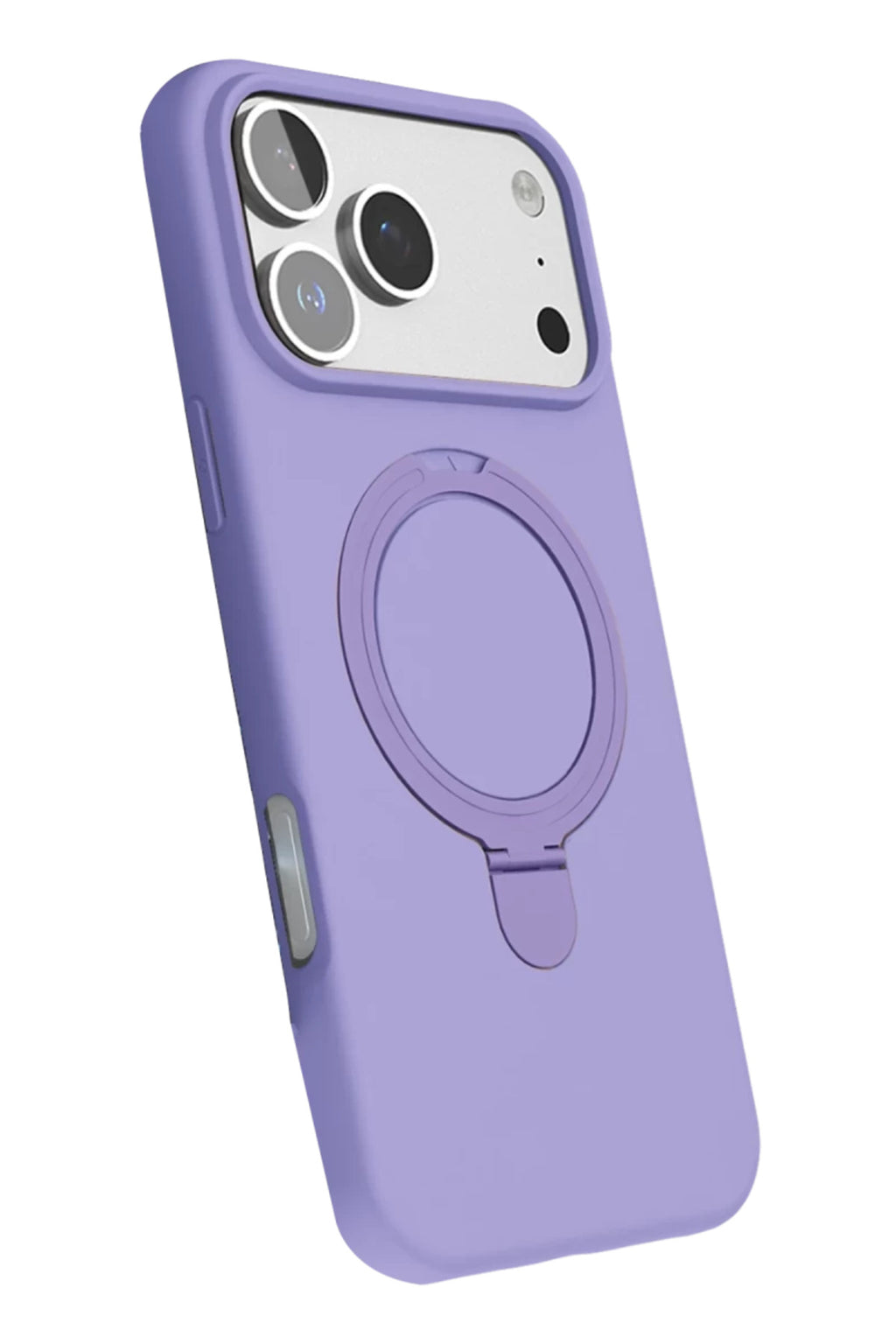Apple iPhone 17 Pro Uyumlu Regal Magsafe Standlı Kapak - Lila