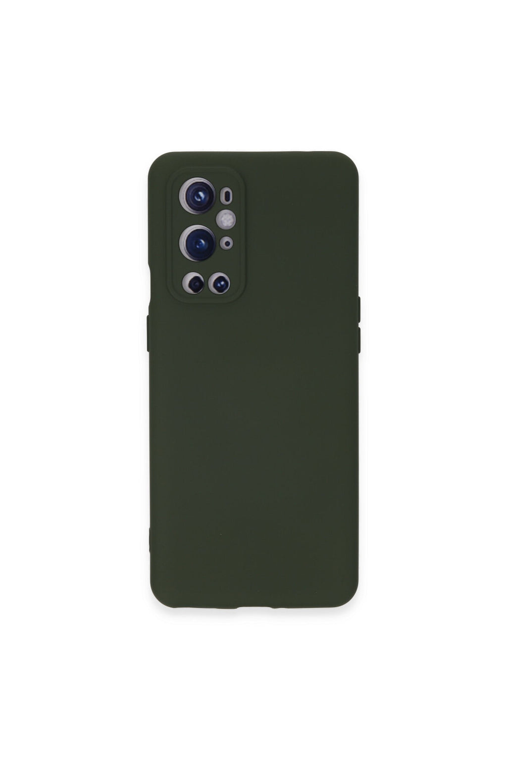 One Plus 9 Pro Kılıf Nano içi Kadife Silikon - Koyu Yeşil