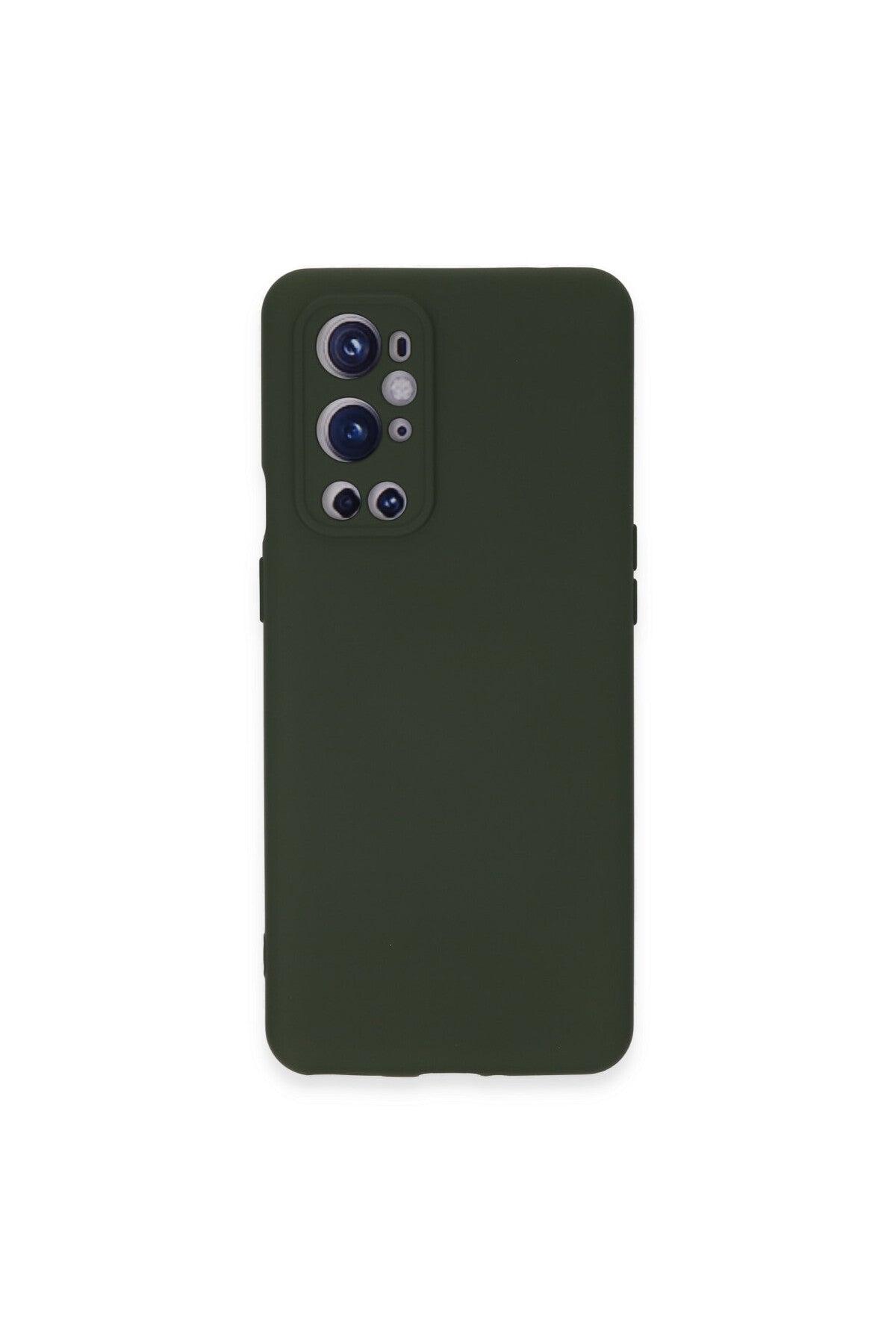 One Plus 9 Pro Kılıf Nano içi Kadife Silikon - Koyu Yeşil