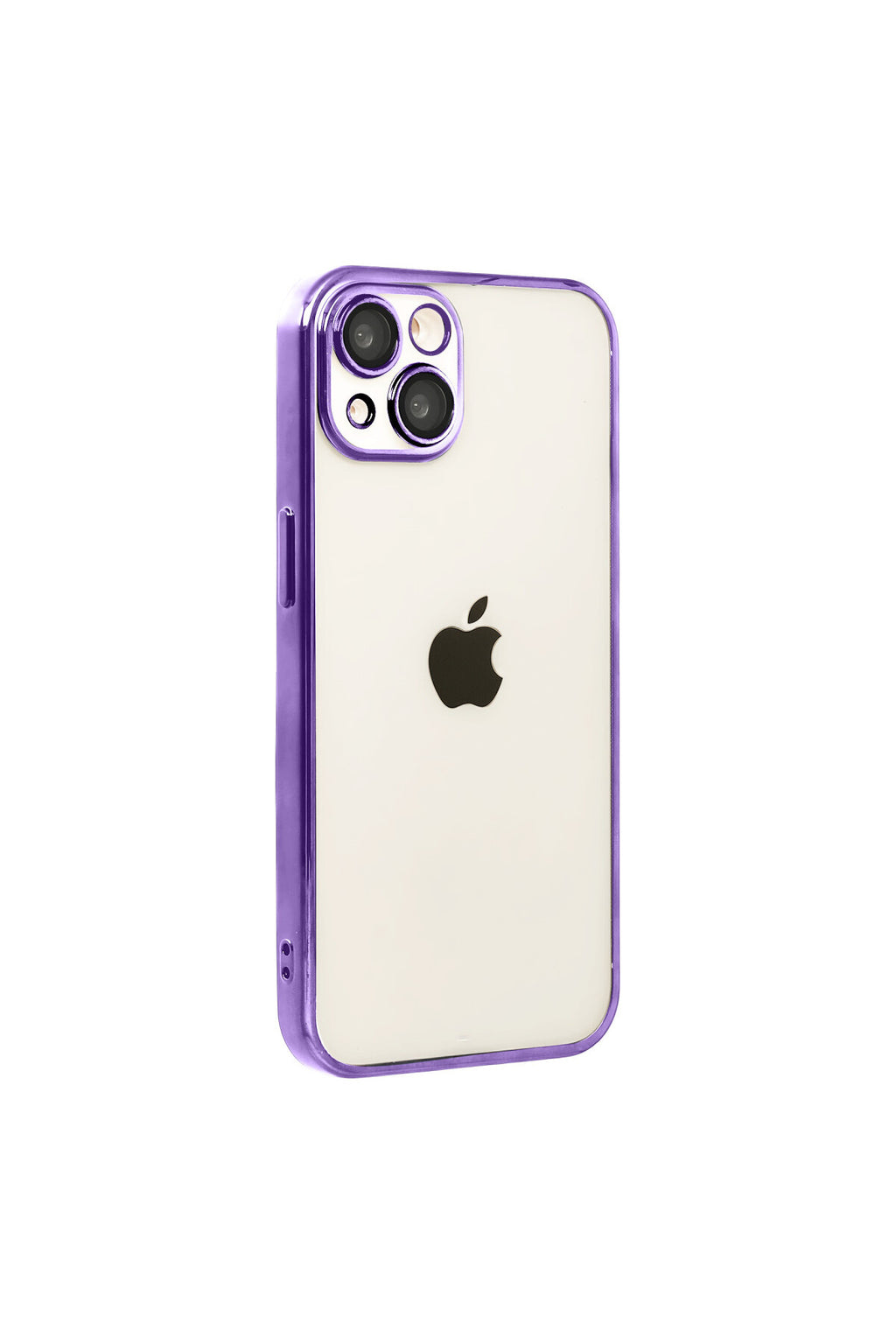 Apple iPhone 15 Uyumlu Lensli Silikon - Mor