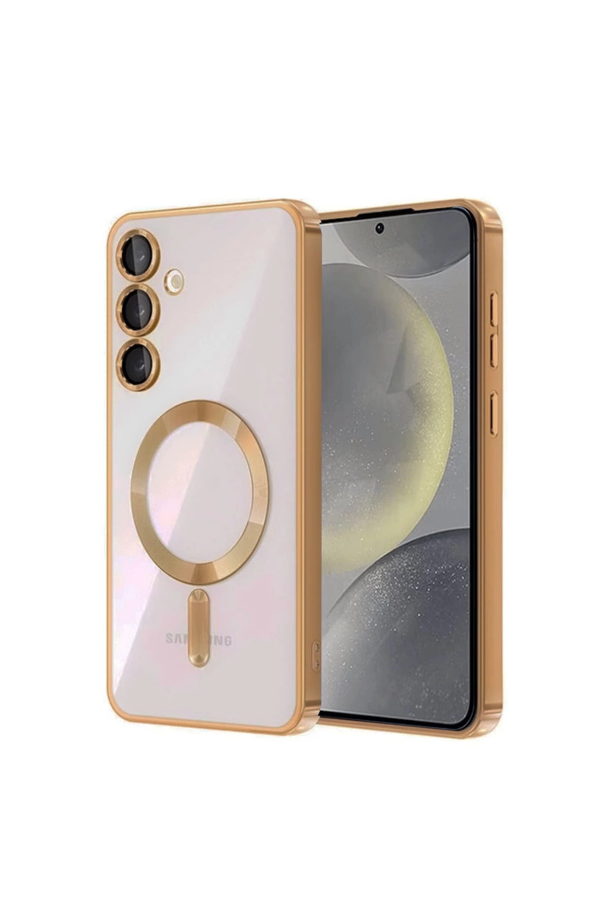 Samsung Galaxy A17 5G Uyumlu Kross Magneticsafe Kapak - Çöl Titanyum