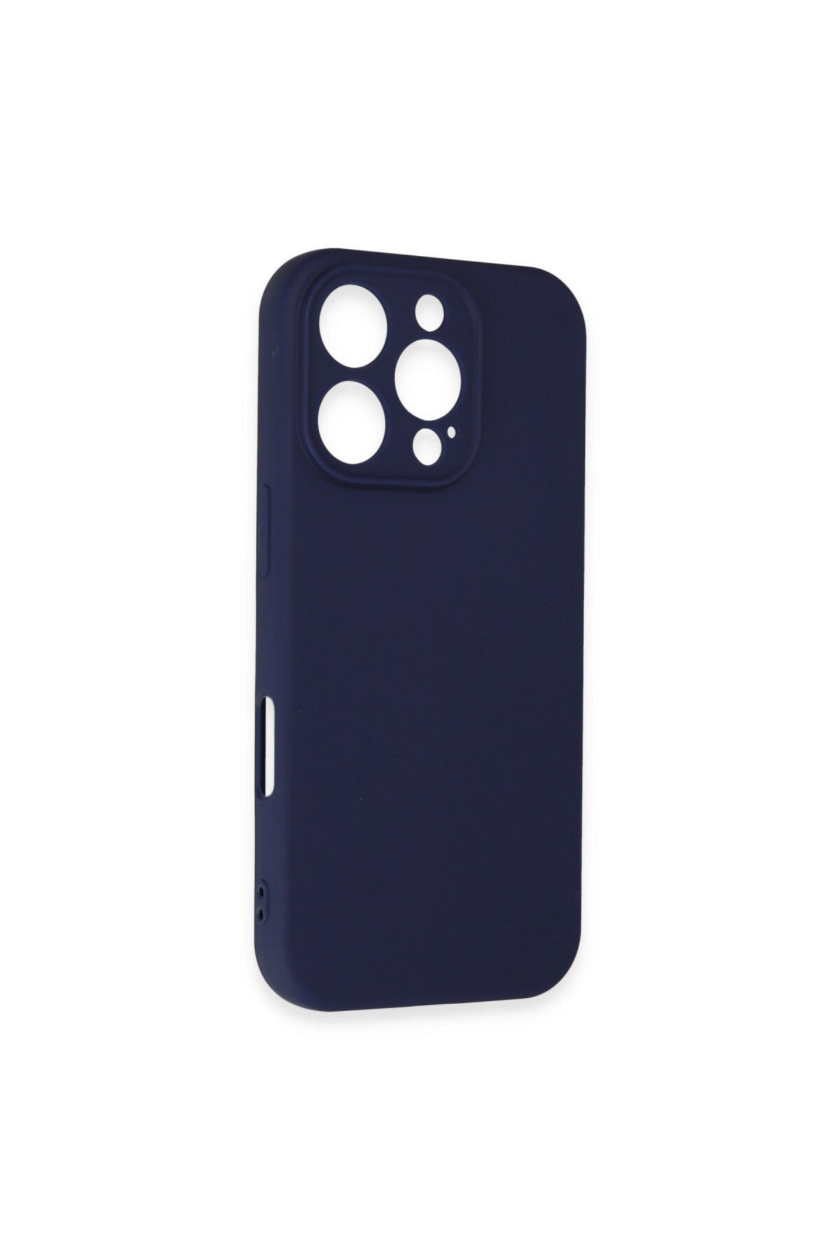 Apple iPhone 16 Pro Uyumlu Kılıf First Silikon - Lacivert