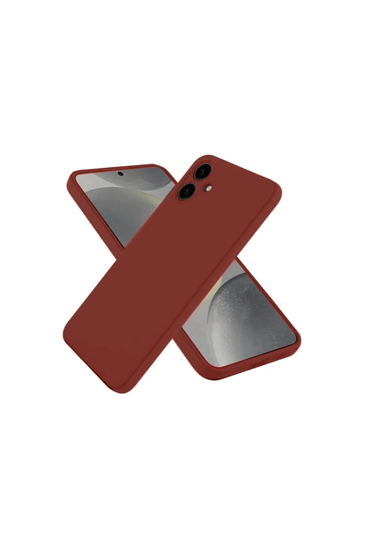 Samsung Galaxy A06 Uyumlu Kılıf First Silikon - Bordo