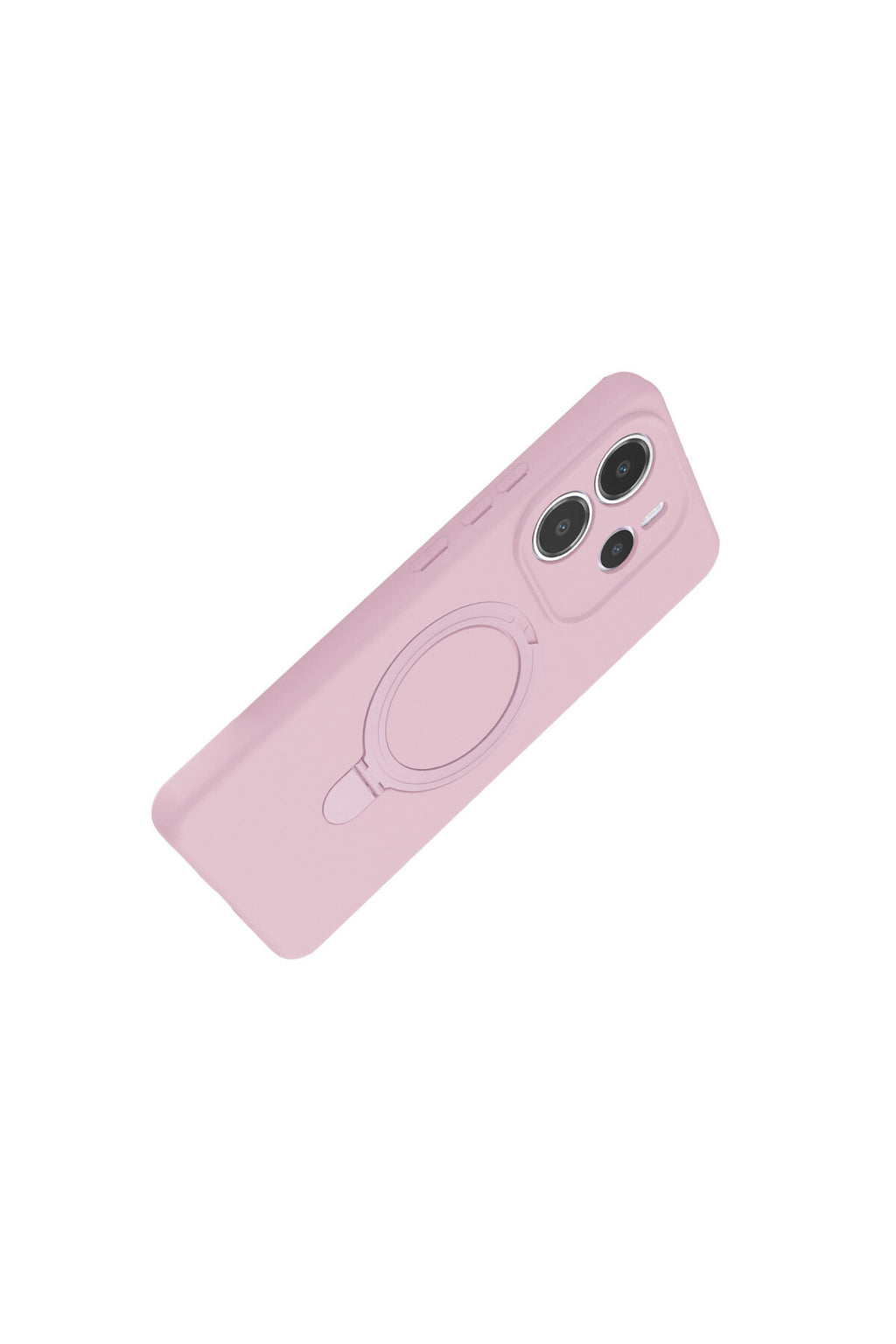 Xiaomi Redmi Note 14 4G Uyumlu Regal Magsafe Standlı Kapak - Açık Pembe
