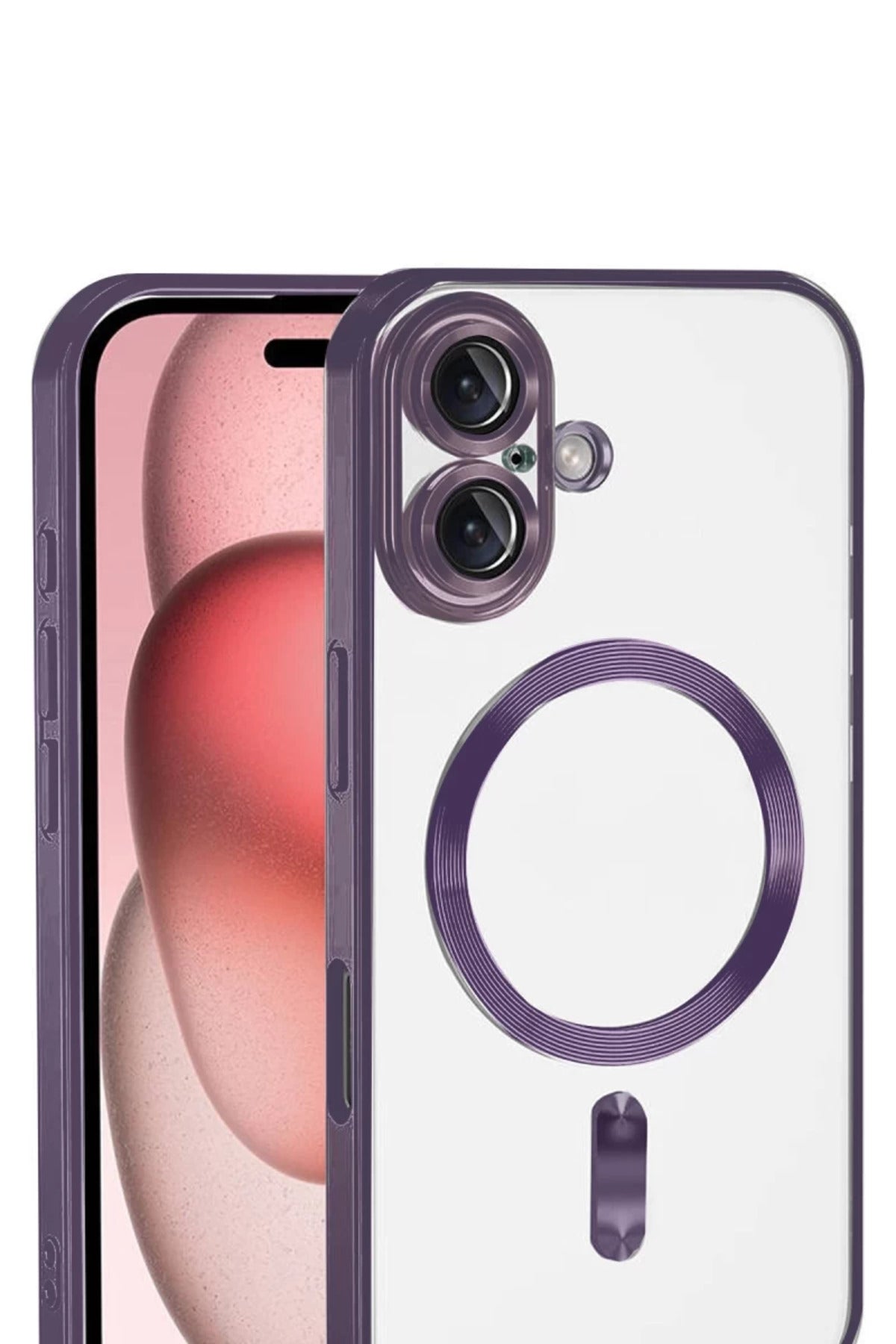Apple iPhone 17 Uyumlu Kross Magneticsafe Kapak - Mor