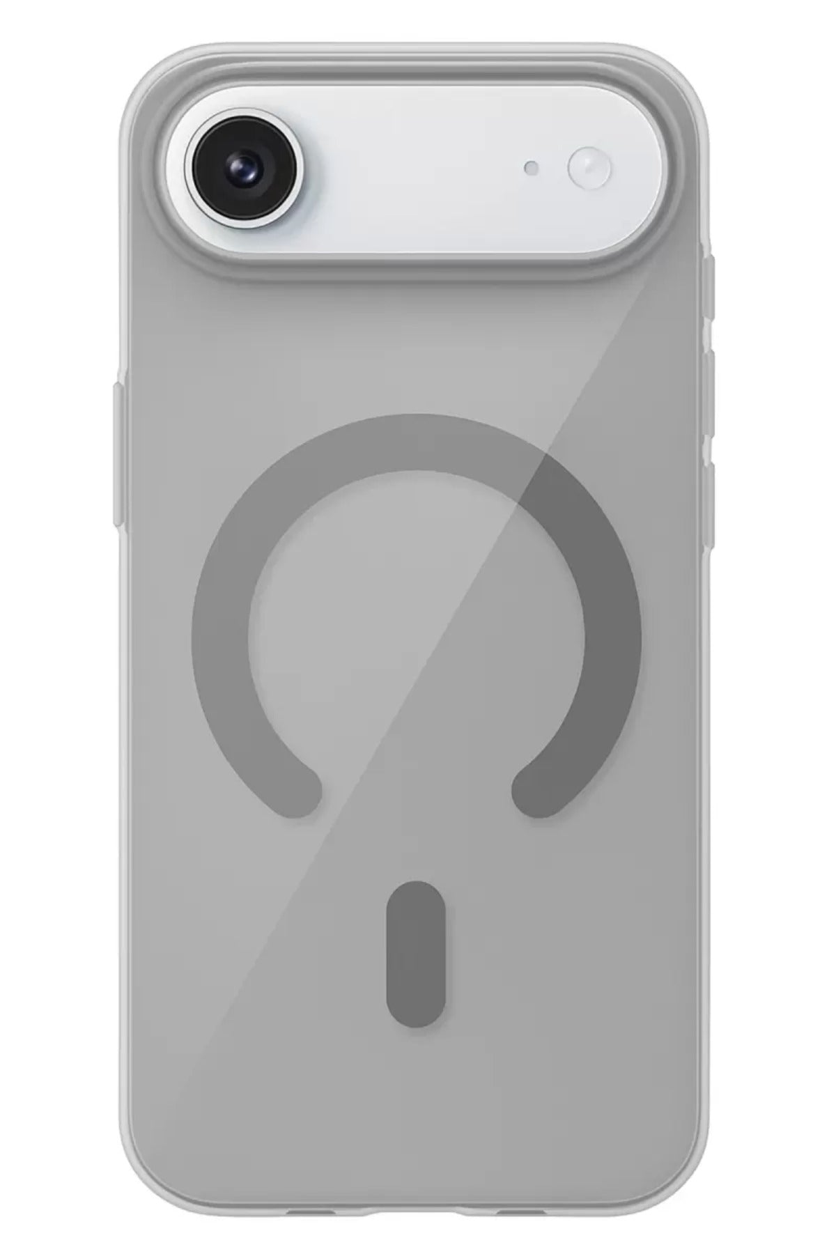 Joko Apple iPhone 17 Air Uyumlu PC Blank Magsafe Kapak - Natural Grey