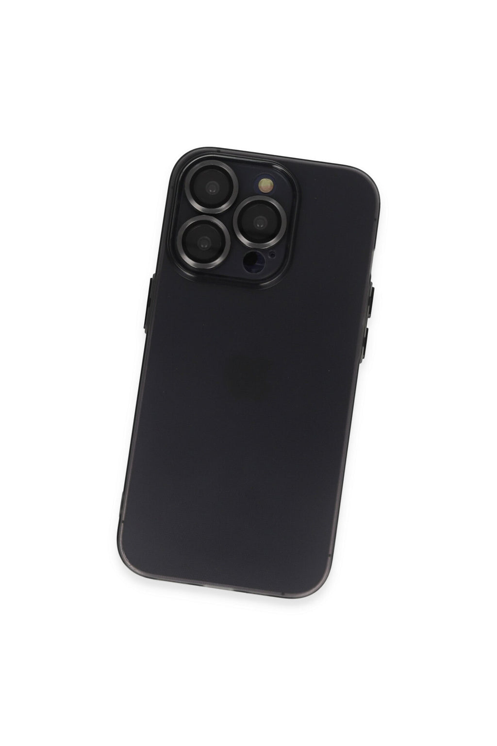 Apple iPhone 13 Pro Max Uyumlu Kılıf Luko Lens Silikon - Siyah