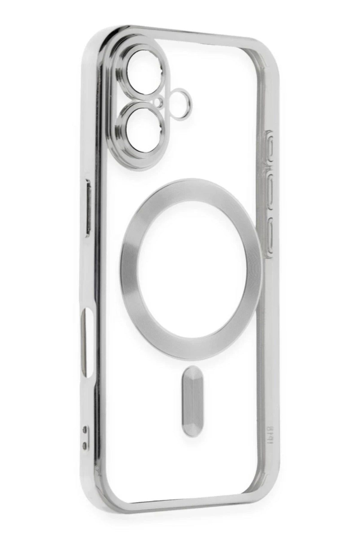 Apple iPhone 16 Plus Uyumlu Kılıf Kross Magneticsafe Kapak - Gümüş