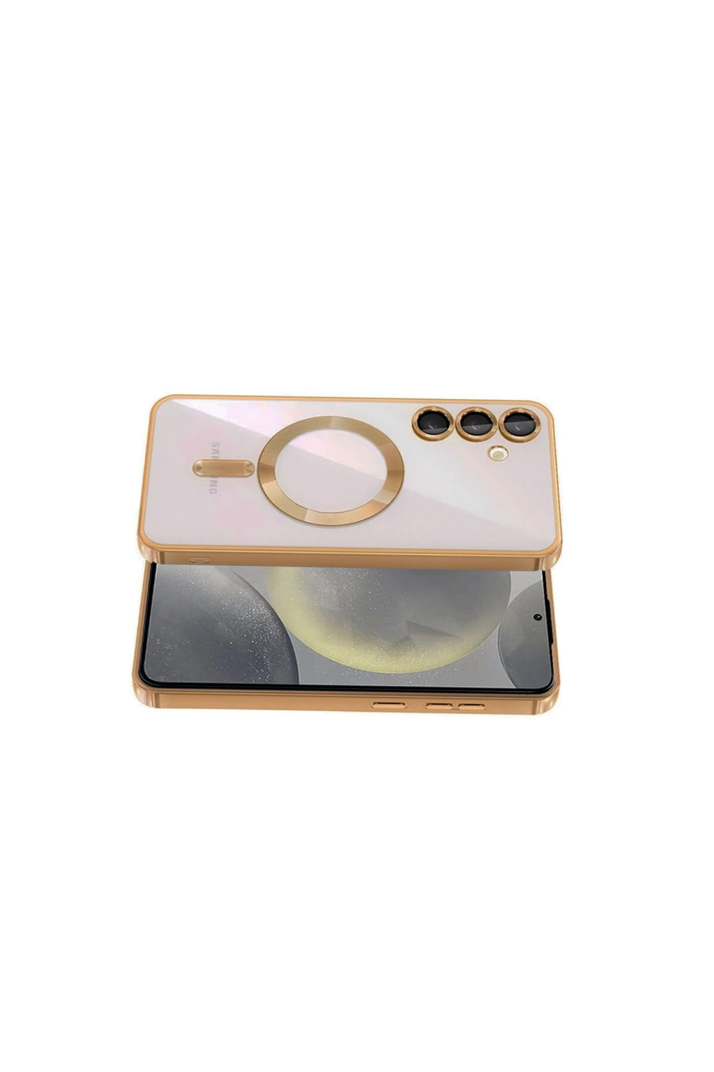 Samsung Galaxy A54 5G Uyumlu Kross Magneticsafe Kapak - Çöl Titanyum