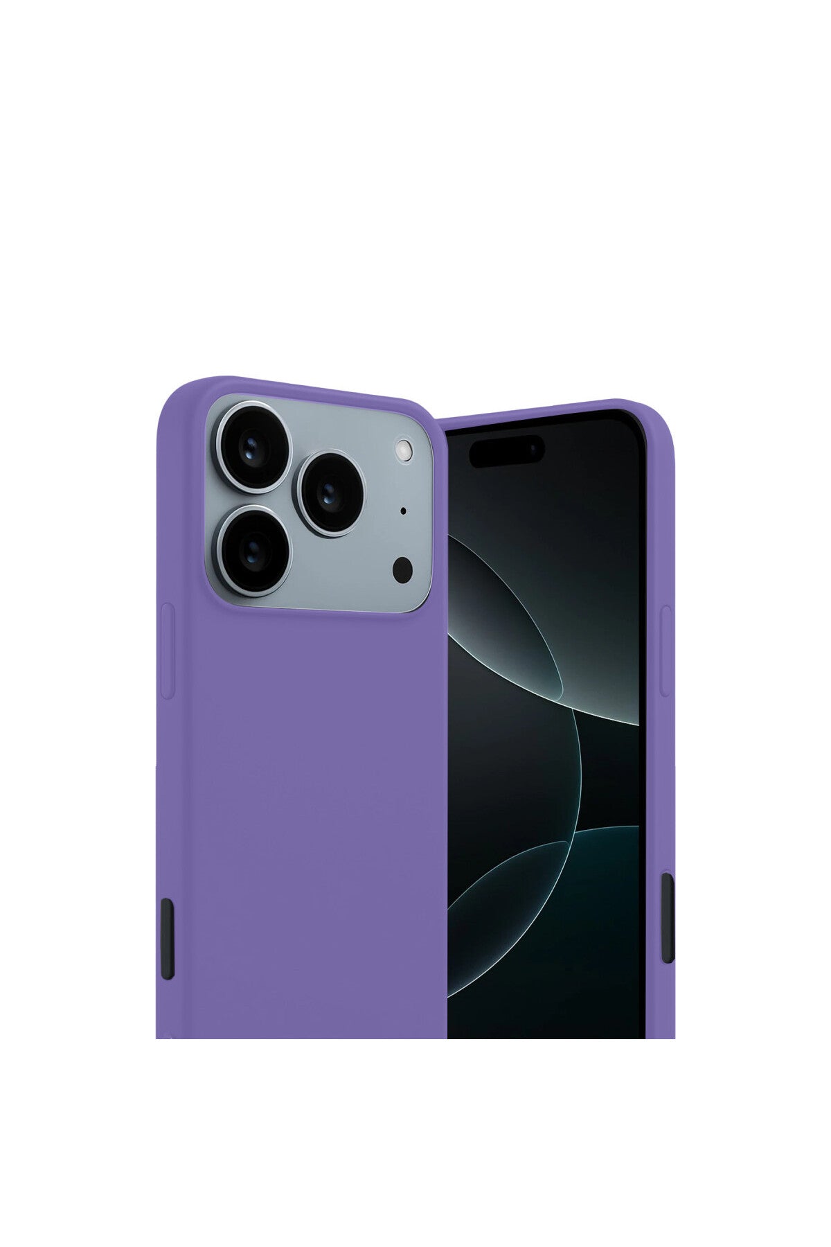 Apple iPhone 17 Pro Max Uyumlu First Silikon - Lila