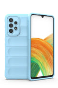 Samsung Galaxy A33 5G Uyumlu Kılıf Optimum Silikon - Sky Blue