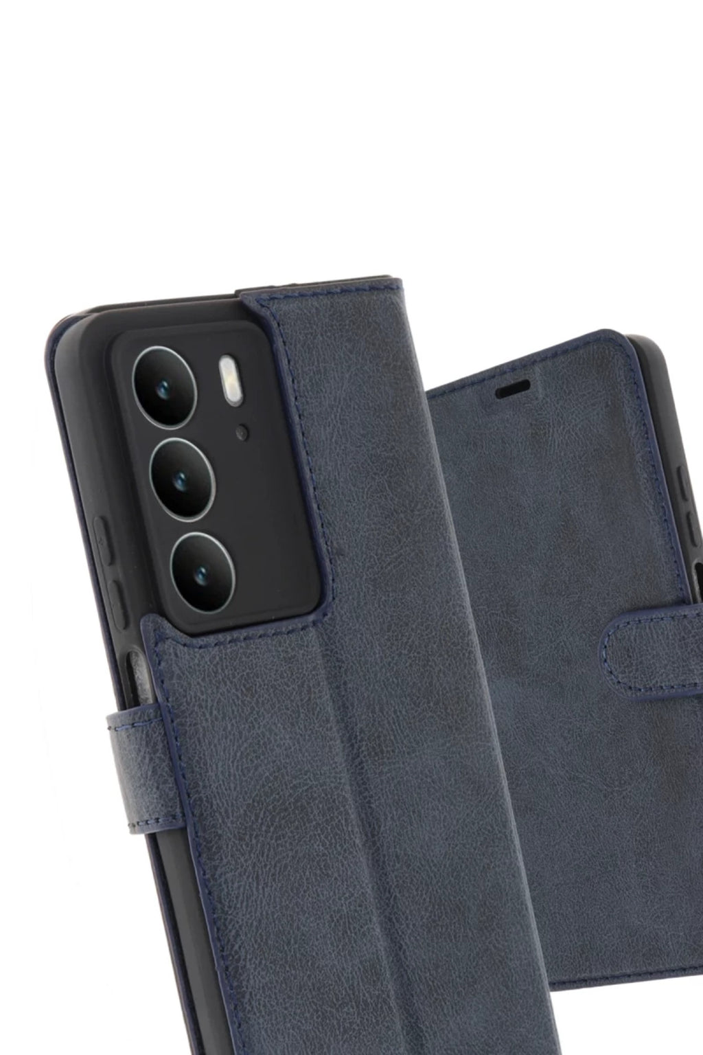 Realme C75 4G Uyumlu Trend S Plus Kapaklı Kılıf - Lacivert