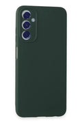 Samsung Galaxy A05S Uyumlu Kılıf First Silikon - Koyu Yeşil