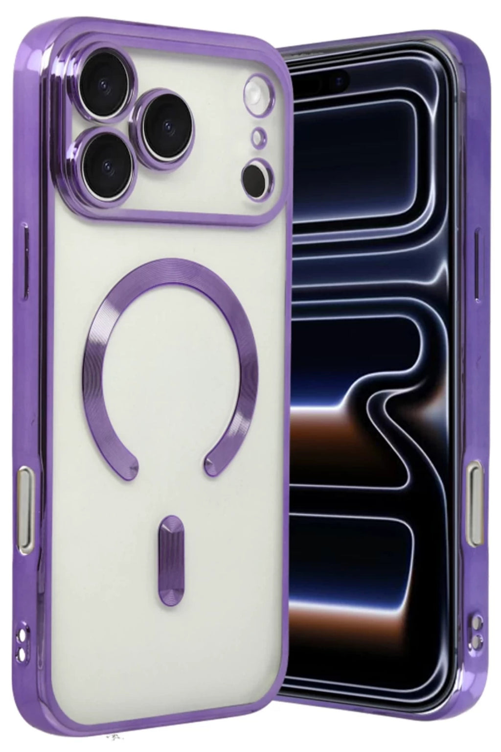 Apple iPhone 17 Pro Uyumlu Kross Magneticsafe Kapak - Mor