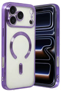 Apple iPhone 17 Pro Uyumlu Kross Magneticsafe Kapak - Mor