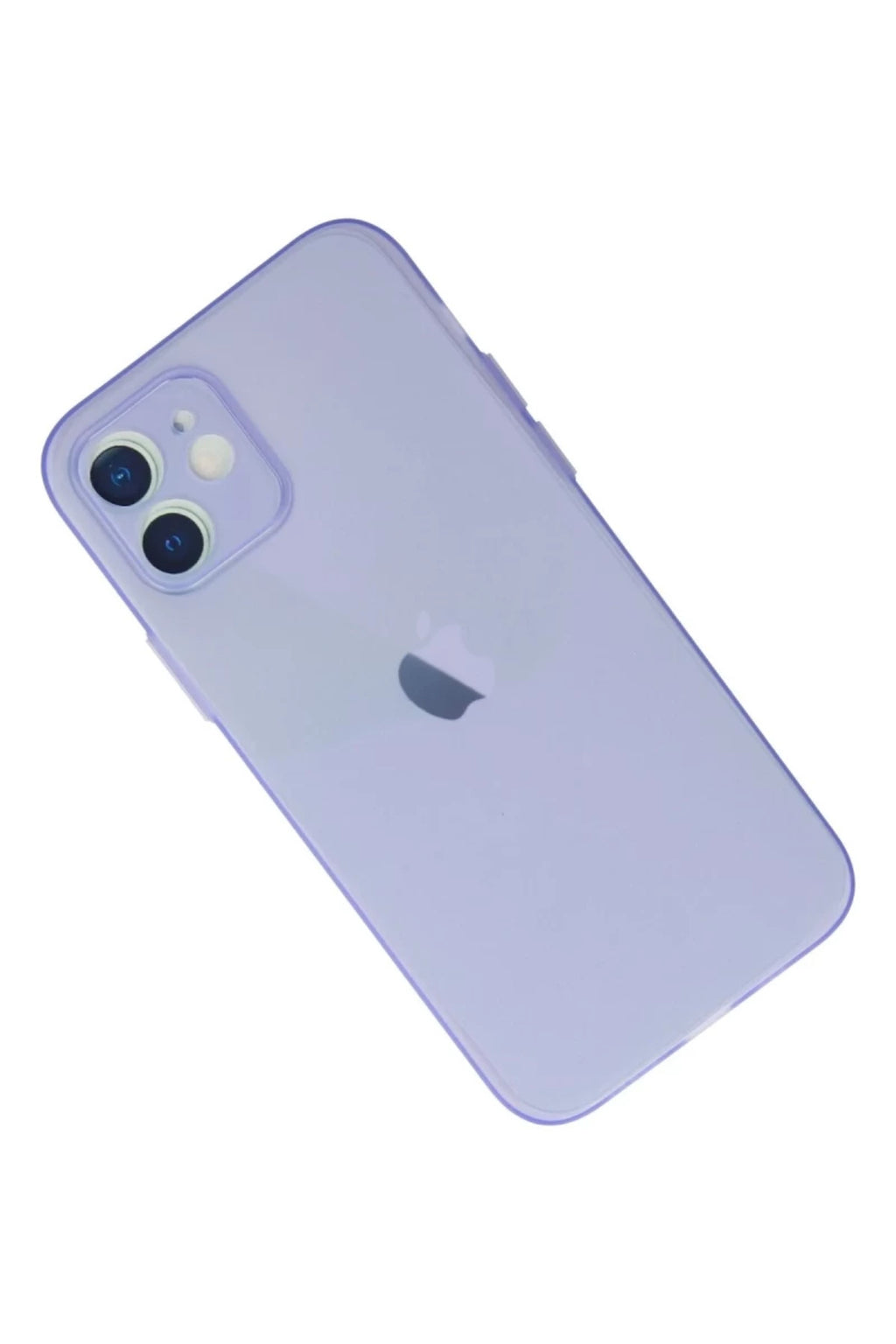 Apple iPhone 12 Uyumlu Kılıf Puma Silikon - Mor