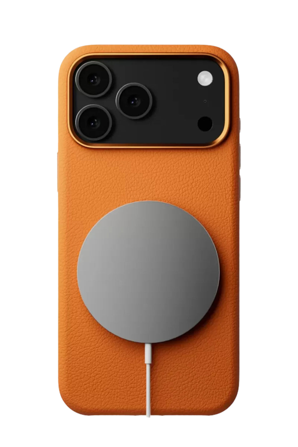 Joko Apple iPhone 17 Pro Uyumlu Wonder Deri Magsafe Kapak - Turuncu