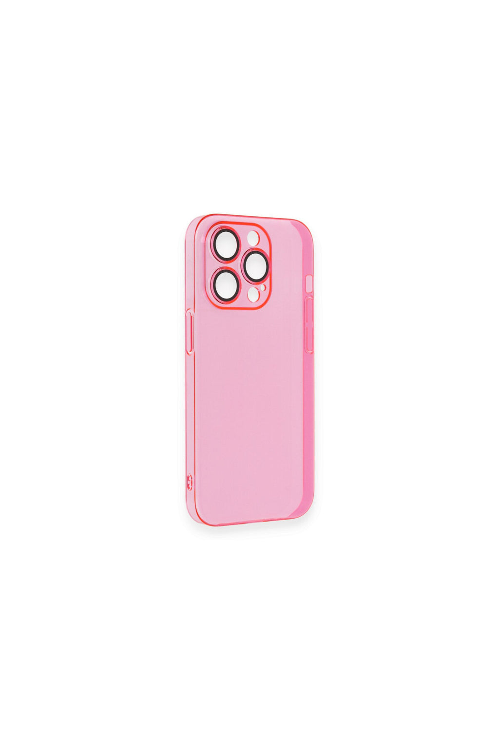 Apple iPhone 13 Pro Max Uyumlu Kılıf Armada Lensli Kapak - Pembe