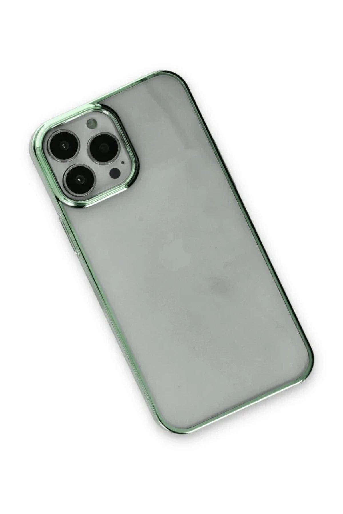 Apple iPhone 14 Pro Max Uyumlu Kılıf Element Silikon - Yeşil