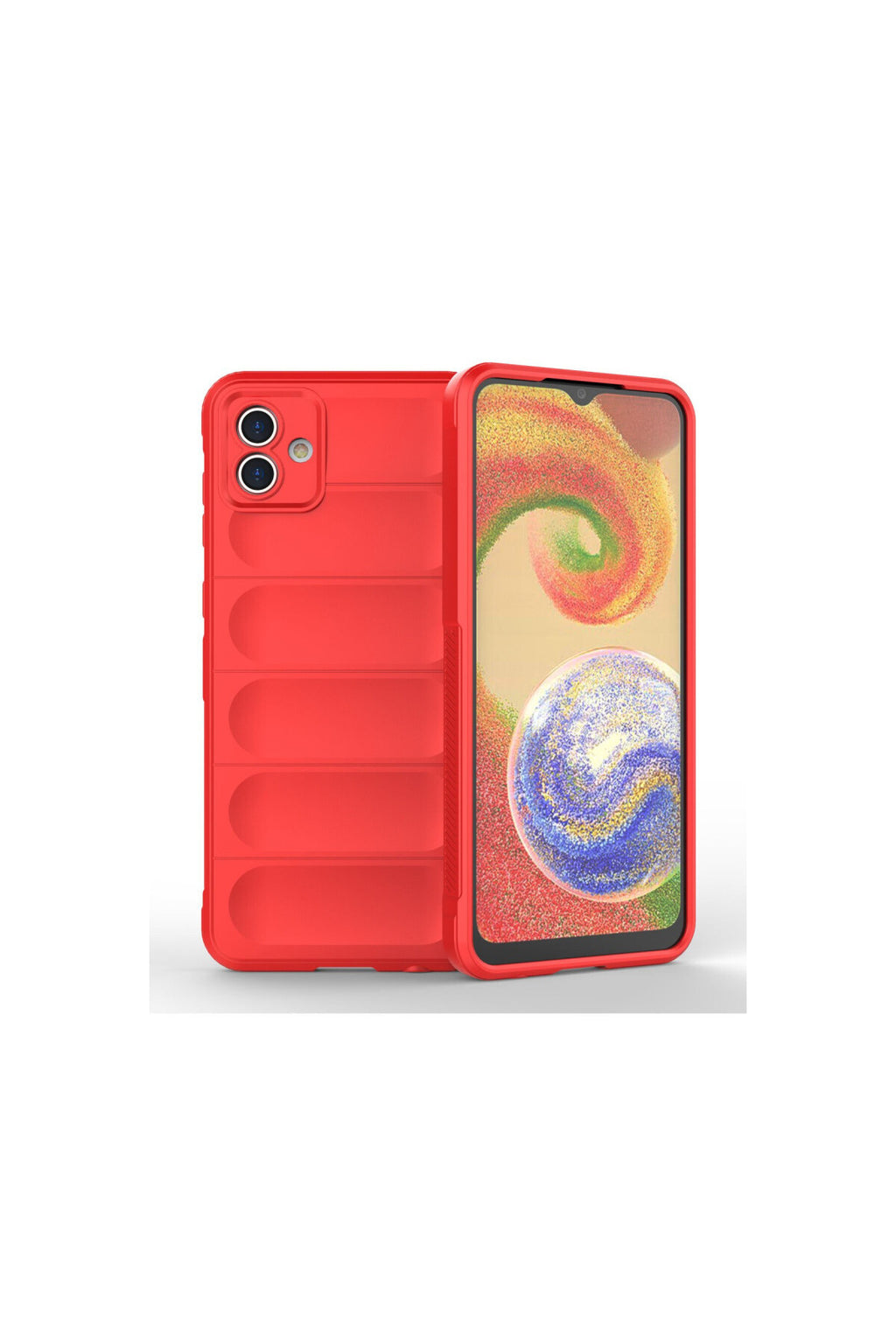 Samsung Galaxy A04 Uyumlu Kılıf Optimum Silikon - Kırmızı