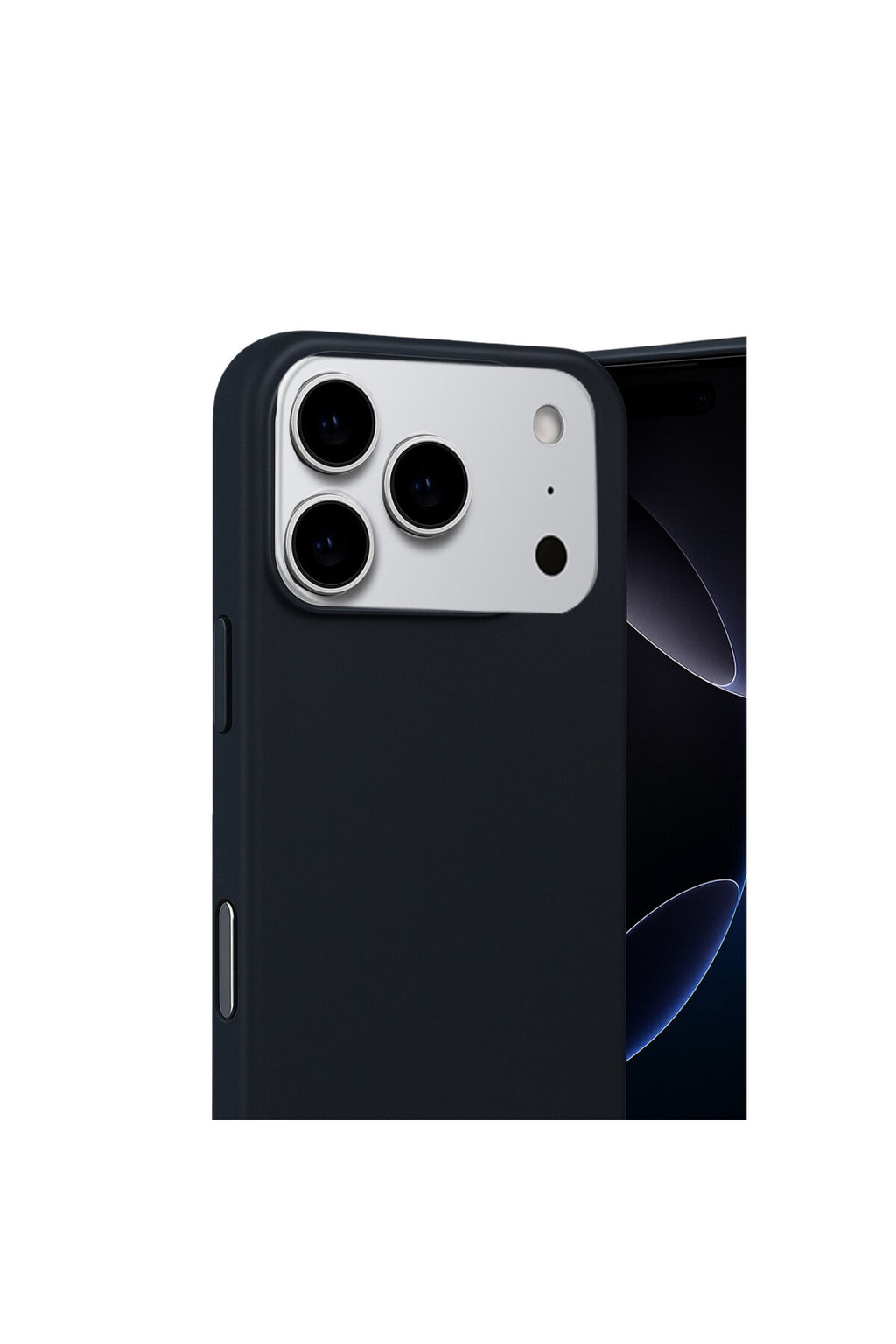 Apple iPhone 17 Pro Max Uyumlu Nano içi Kadife Silikon - Siyah