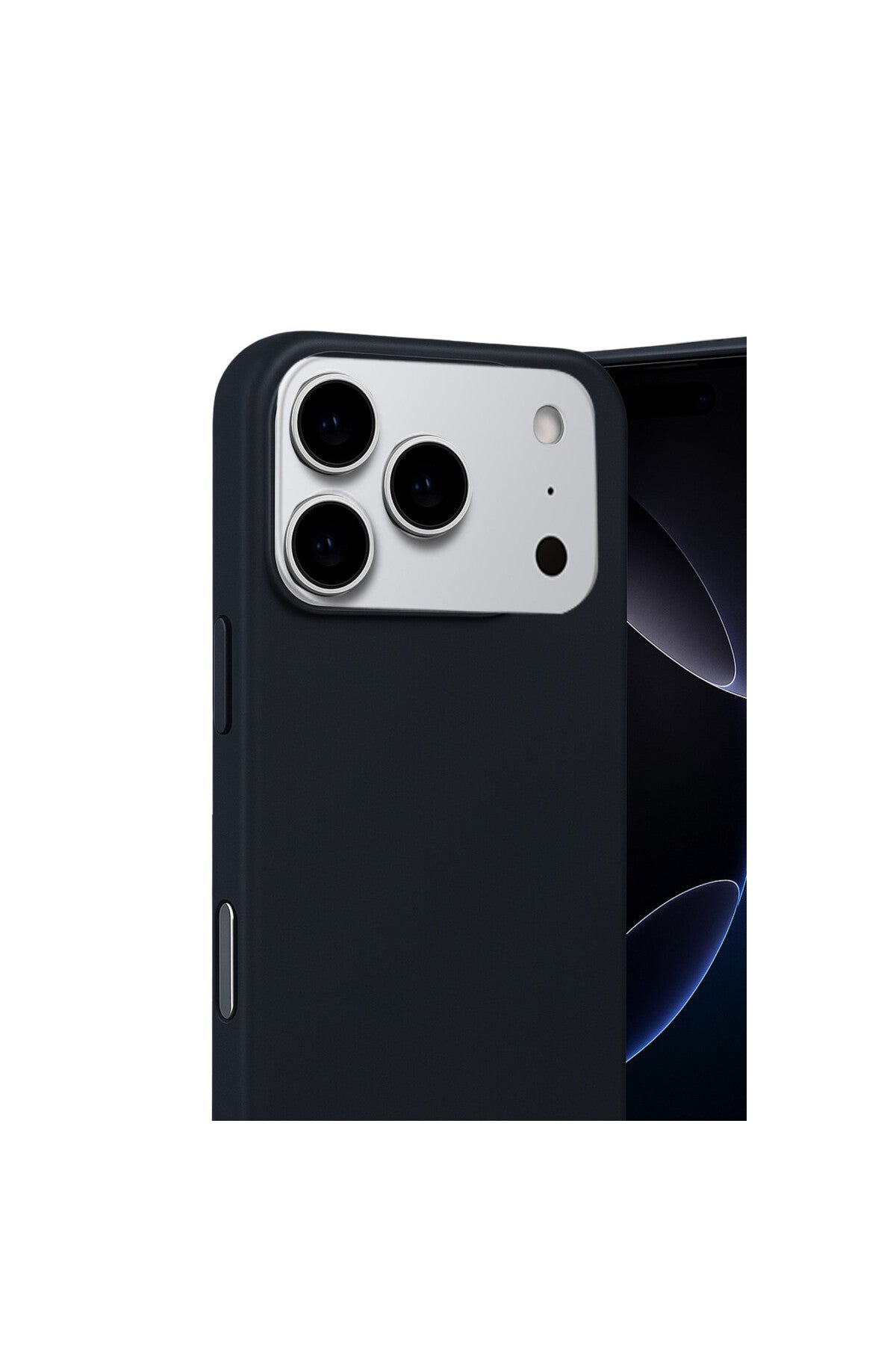 Apple iPhone 17 Pro Max Uyumlu Nano içi Kadife Silikon - Siyah