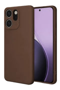 Oppo Reno 14F Uyumlu First Silikon - Kahverengi