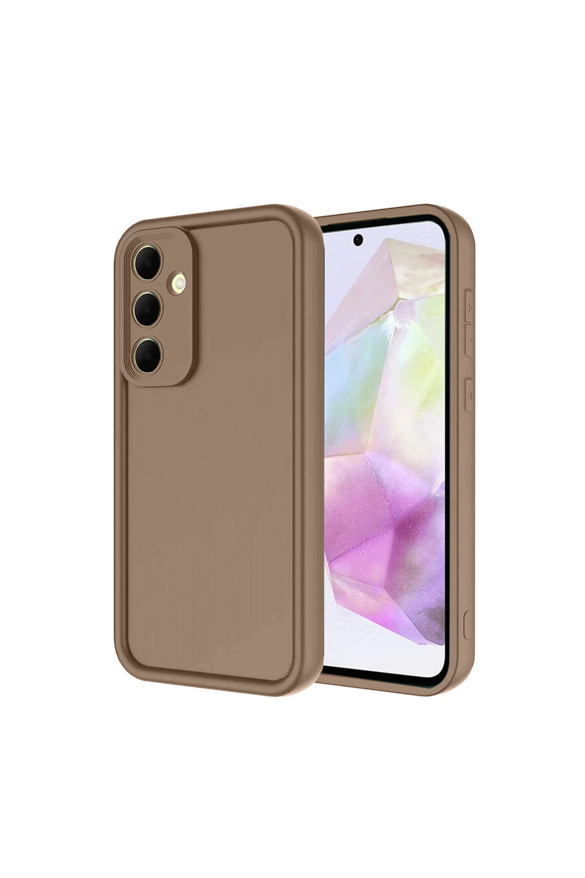 Samsung Galaxy A26 Uyumlu Kılıf Viera Silikon - Kahverengi