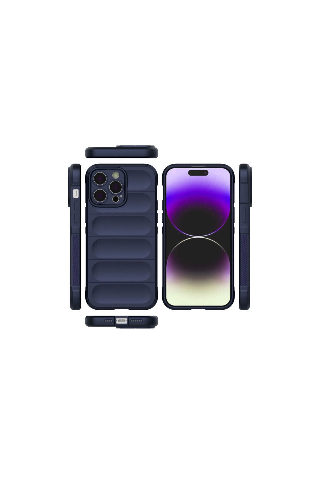 Apple iPhone 16 Pro Max Uyumlu Kılıf Optimum Silikon - Lacivert