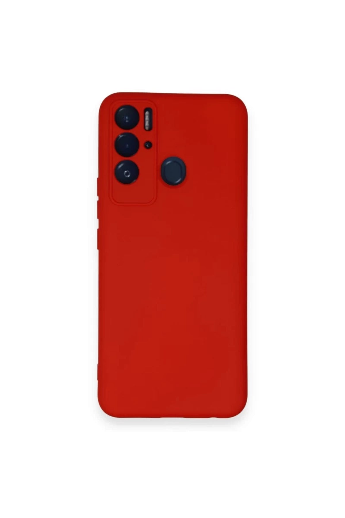 Tecno Pova Neo Kılıf Nano içi Kadife Silikon - Kırmızı