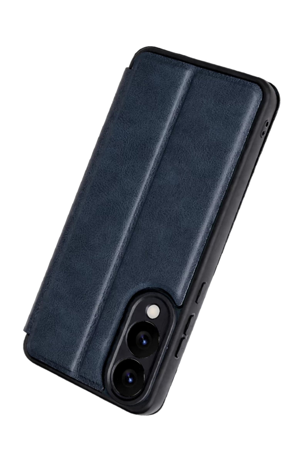 Samsung Galaxy S25 Uyumlu Edge Flip Cover - Lacivert