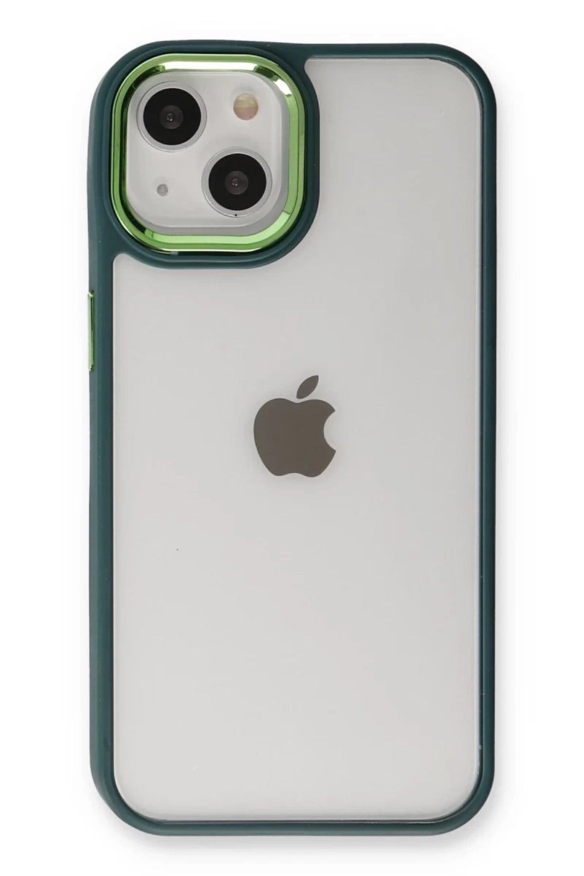 Apple iPhone 14 Plus Uyumlu Kılıf Dora Kapak - Haki Yeşil