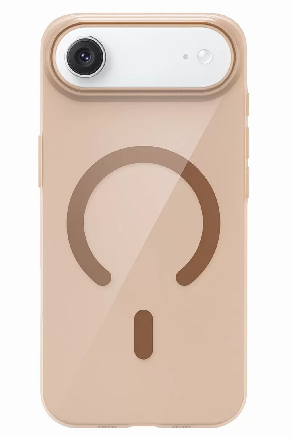 Joko Apple iPhone 17 Air Uyumlu PC Blank Magsafe Kapak - Çöl Titanyum