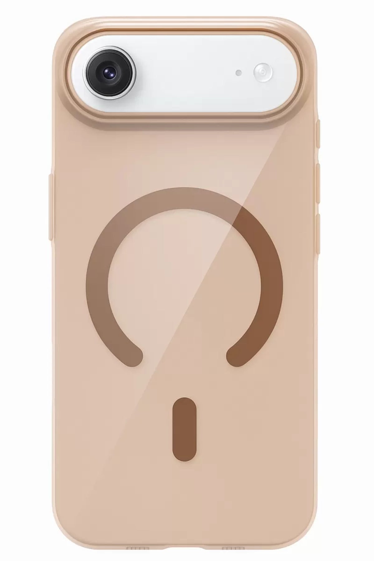 Joko Apple iPhone 17 Air Uyumlu PC Blank Magsafe Kapak - Çöl Titanyum