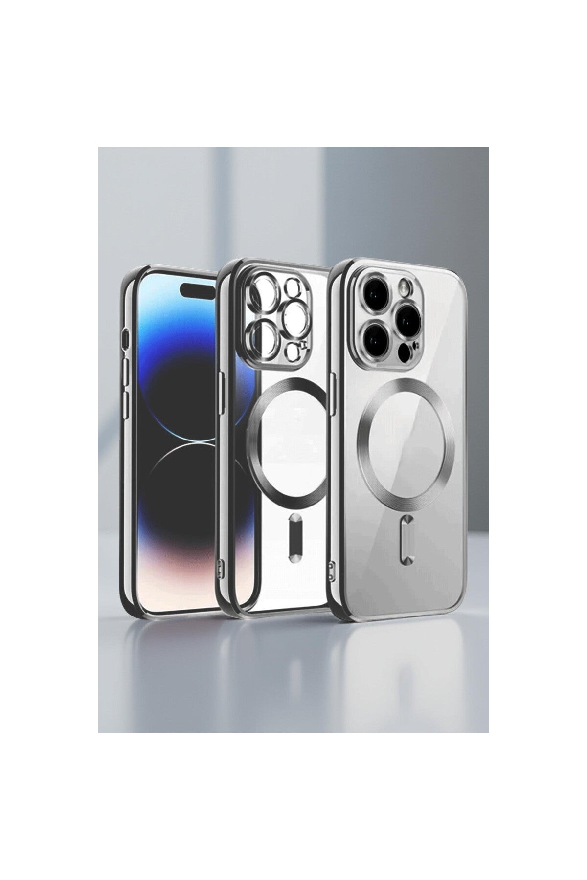 Apple iPhone 13 Pro Max Uyumlu Kılıf Kross Magneticsafe Kapak - Mor