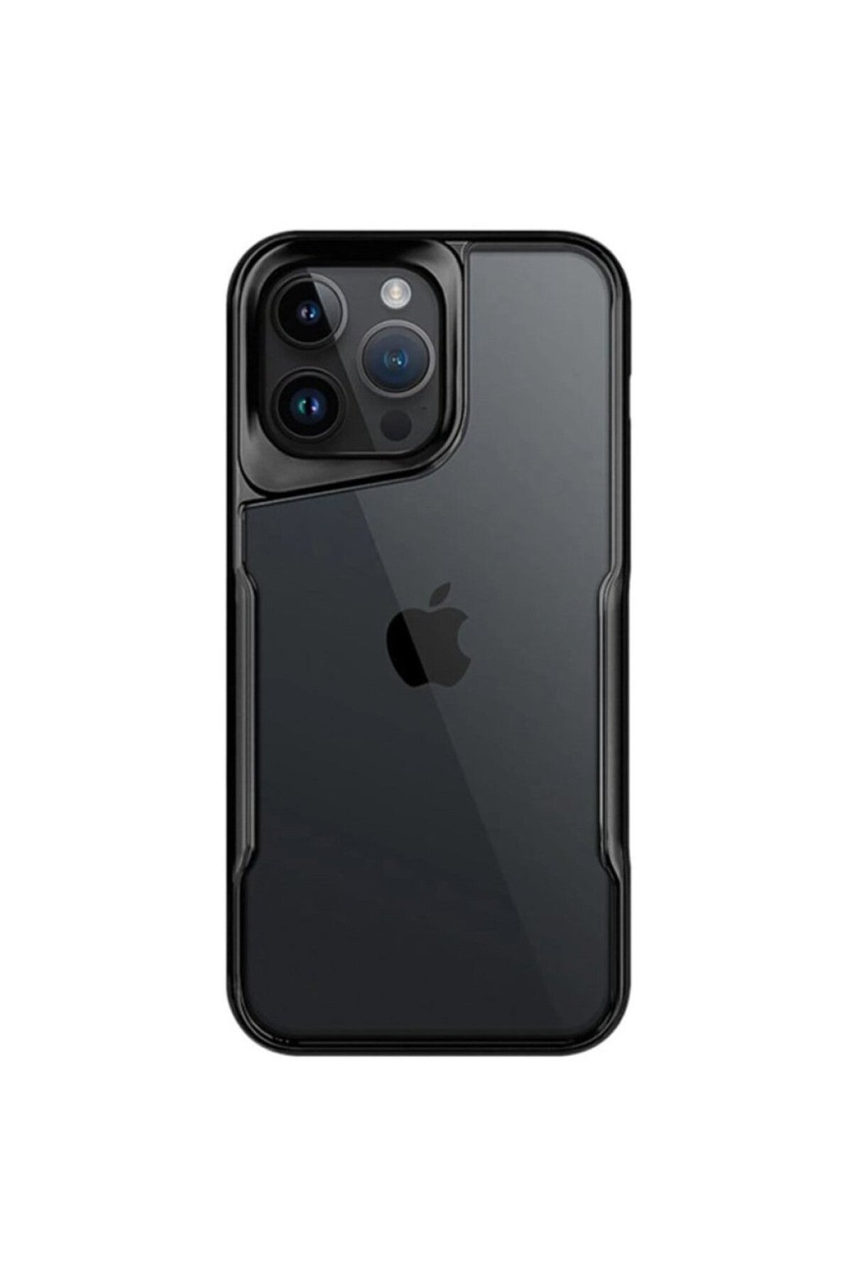 Apple iPhone 15 Pro Max Uyumlu Kılıf Boyi Silikon Kapak - Siyah