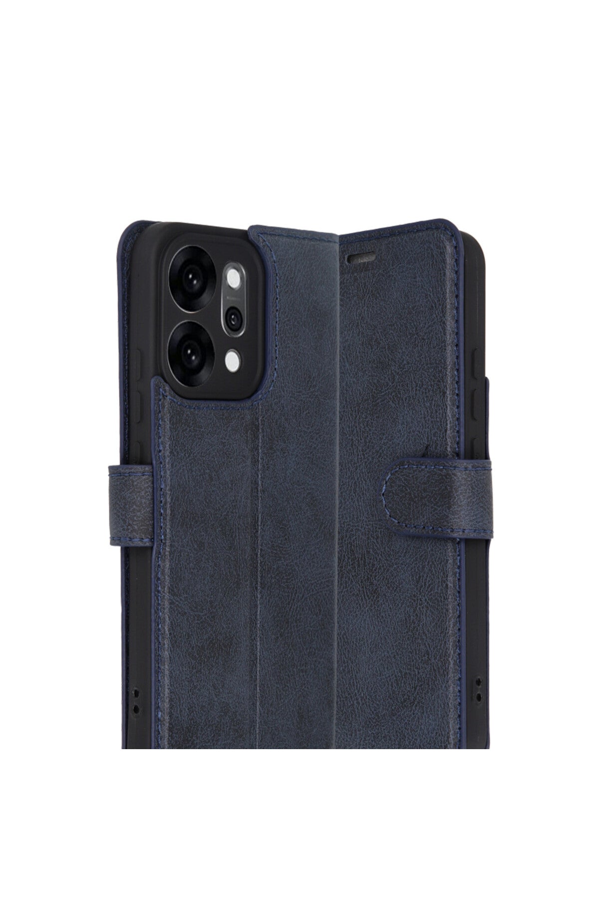Oppo Reno 14 Uyumlu Trend S Plus Kapaklı Kılıf - Lacivert