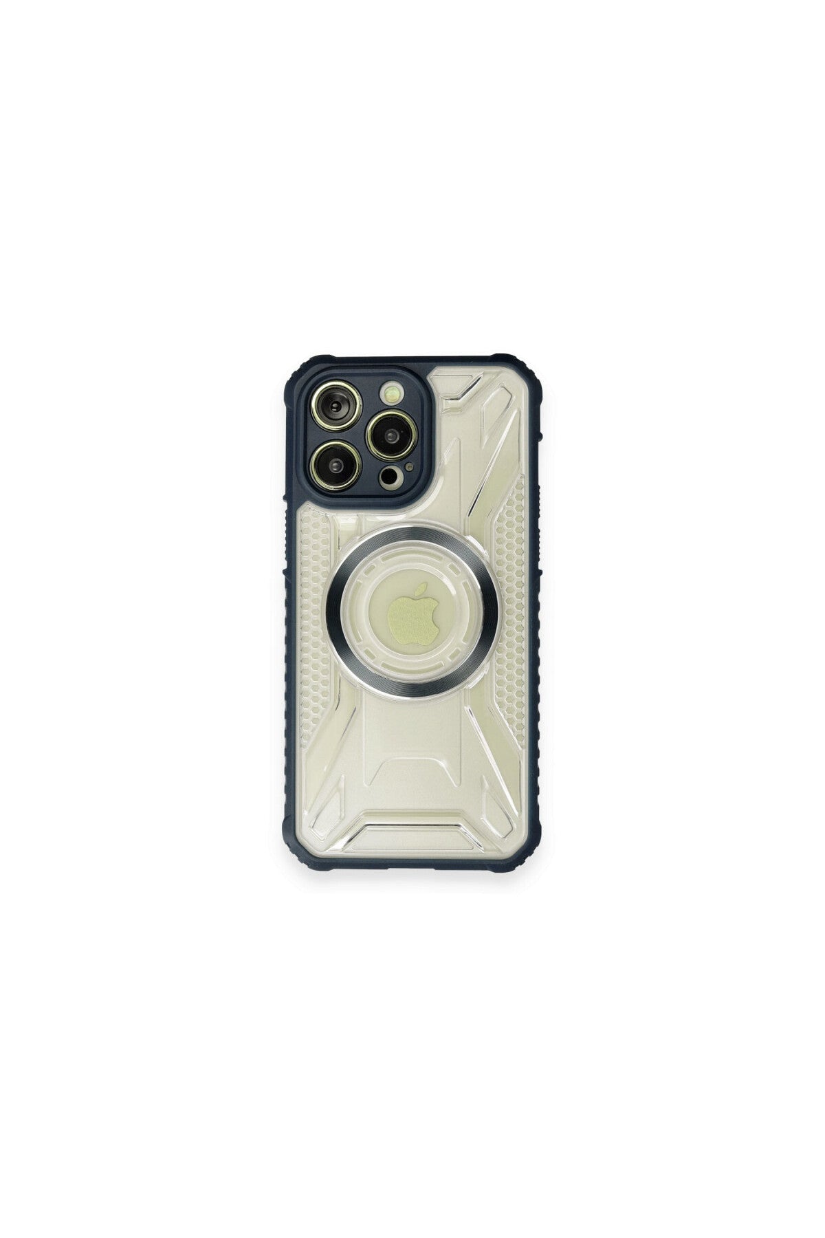 Apple iPhone 12 Pro Max Uyumlu Kılıf Prag Magneticsafe Kapak - Lacivert