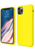 Apple iPhone 11 Pro Uyumlu Kılıf First Silikon - Sarı